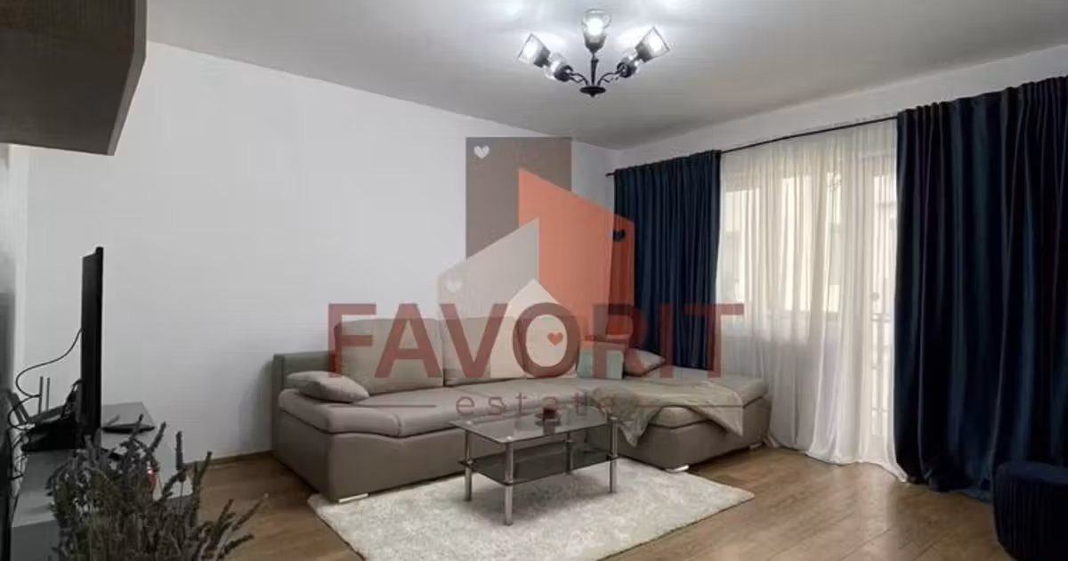 Apartament de vânzare cu 3 camere, mobilat în Giroc