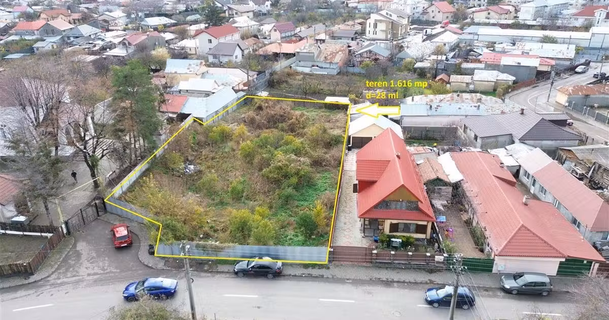 Teren Construcții intravilan de vânzare de 1616 mp, în zona Central, Focșani