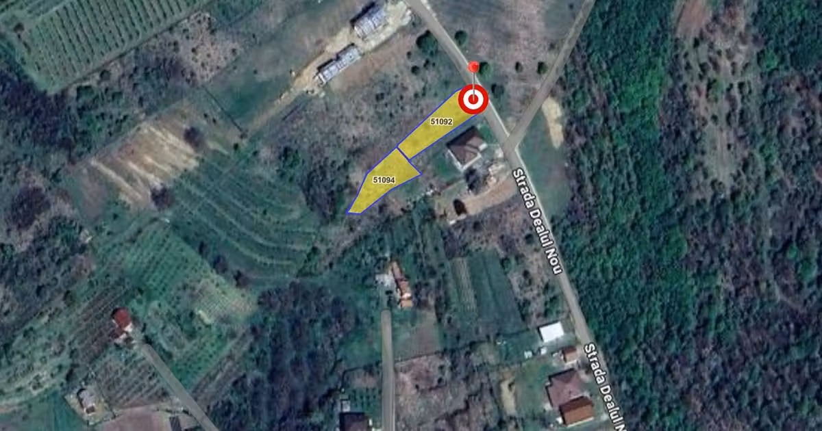 Teren Construcții intravilan de vânzare de 2840 mp, în zona Dealuri Oradea, Oradea