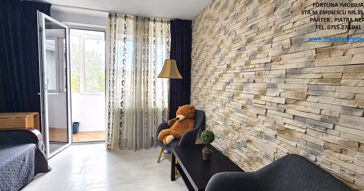 Apartament de vânzare cu 2 camere în zona Dărmănești, Piatra-Neamț