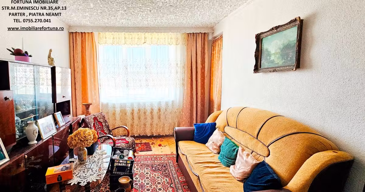 Apartament de vânzare cu 3 camere în zona Dărmănești, Piatra-Neamț