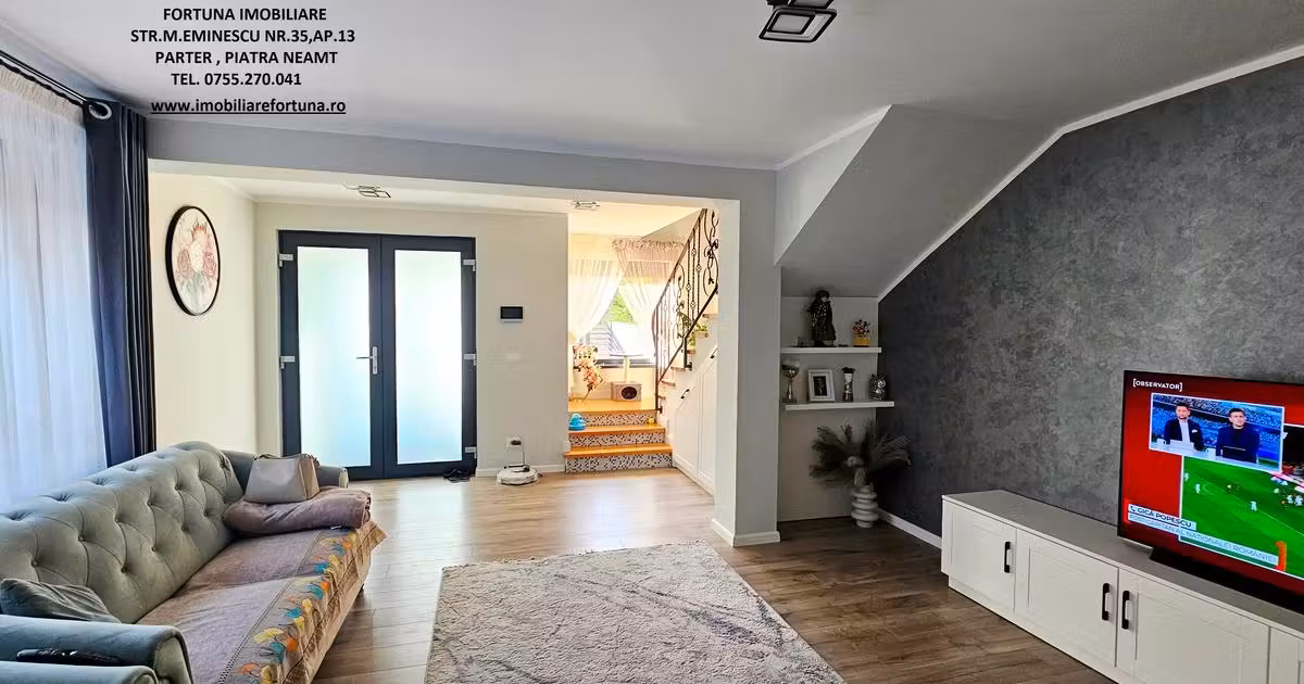 Casă de vânzare cu 4 camere, mobilată în zona Calea Romanului, Piatra-Neamț