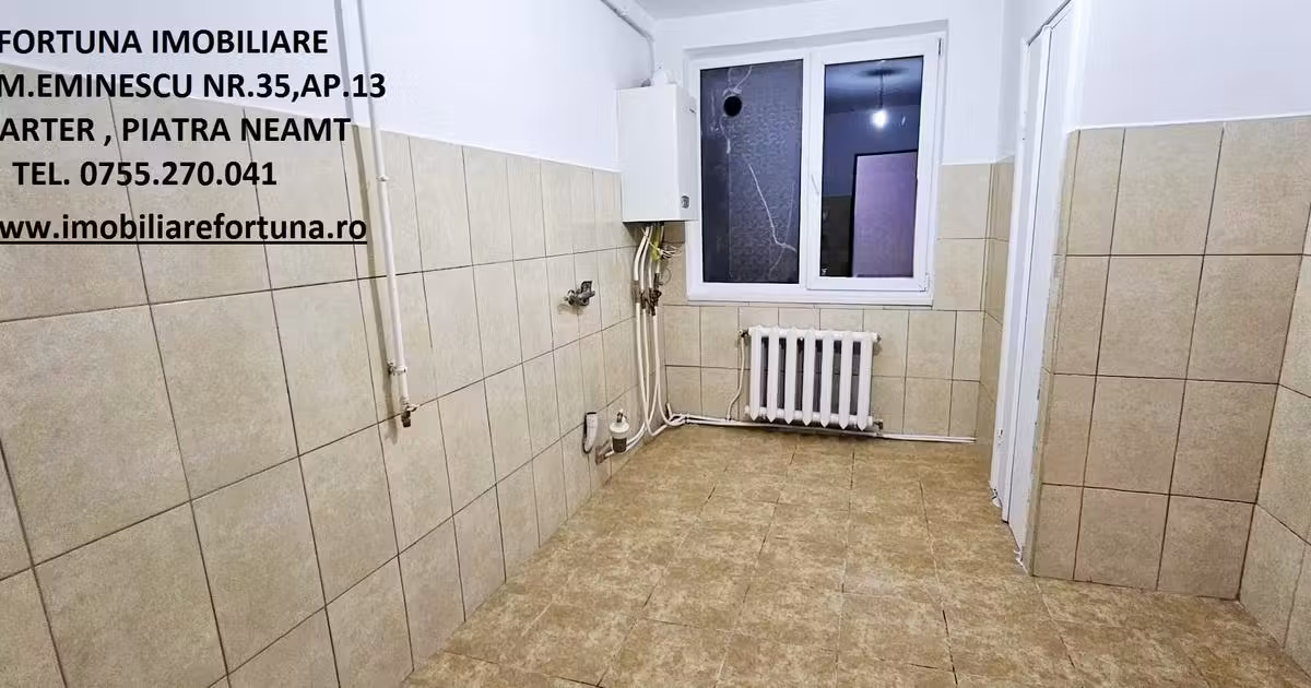 Apartament de vânzare cu 2 camere în zona Dărmănești, Piatra-Neamț