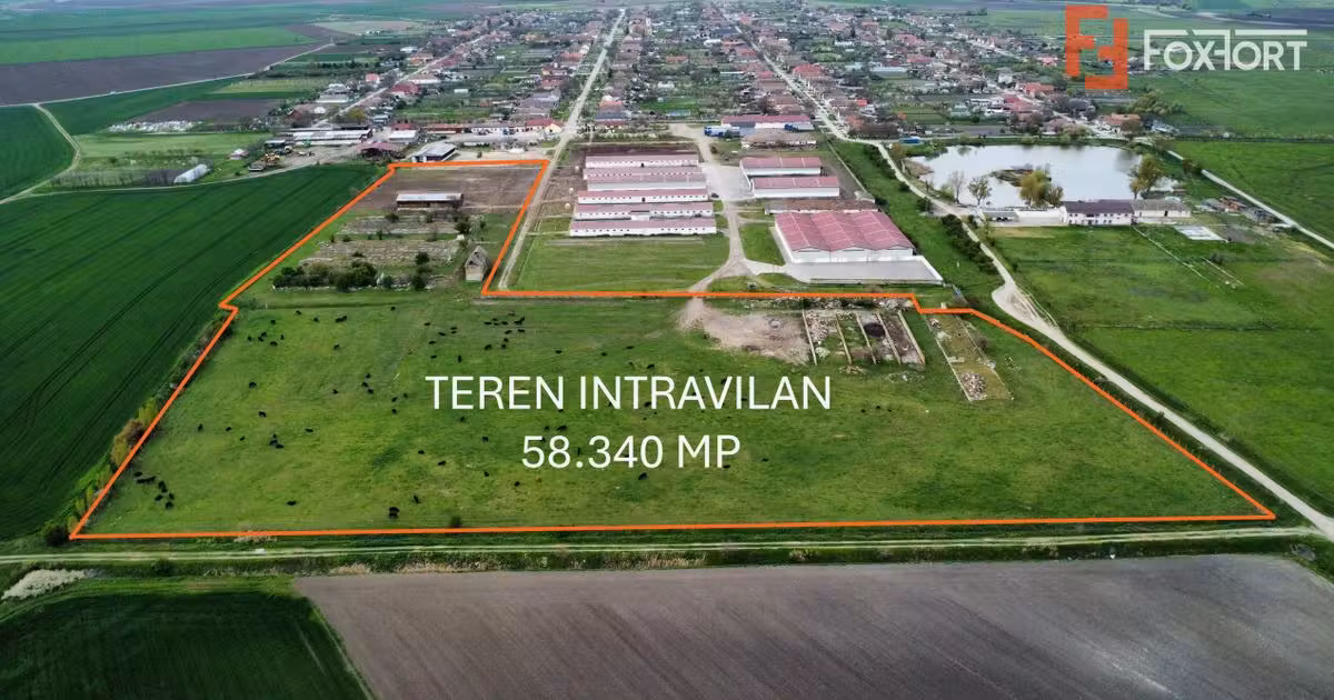 Teren Construcții intravilan de vânzare de 58340 mp, în Peciu Nou
