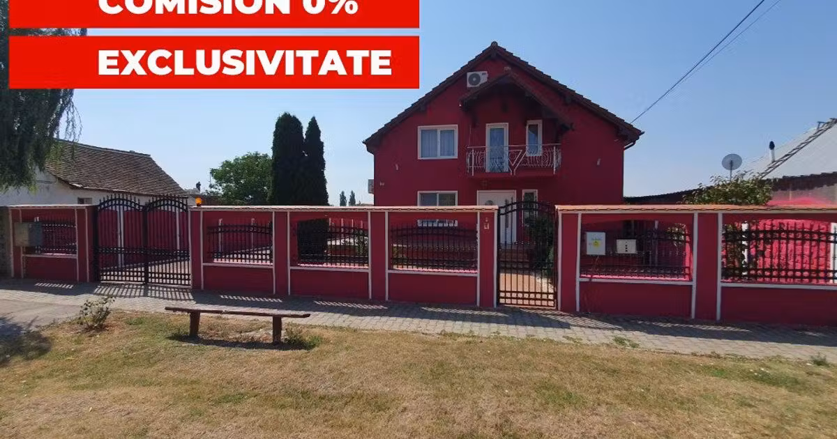 Casă individuală de vânzare cu 5 camere, mobilată în Denta