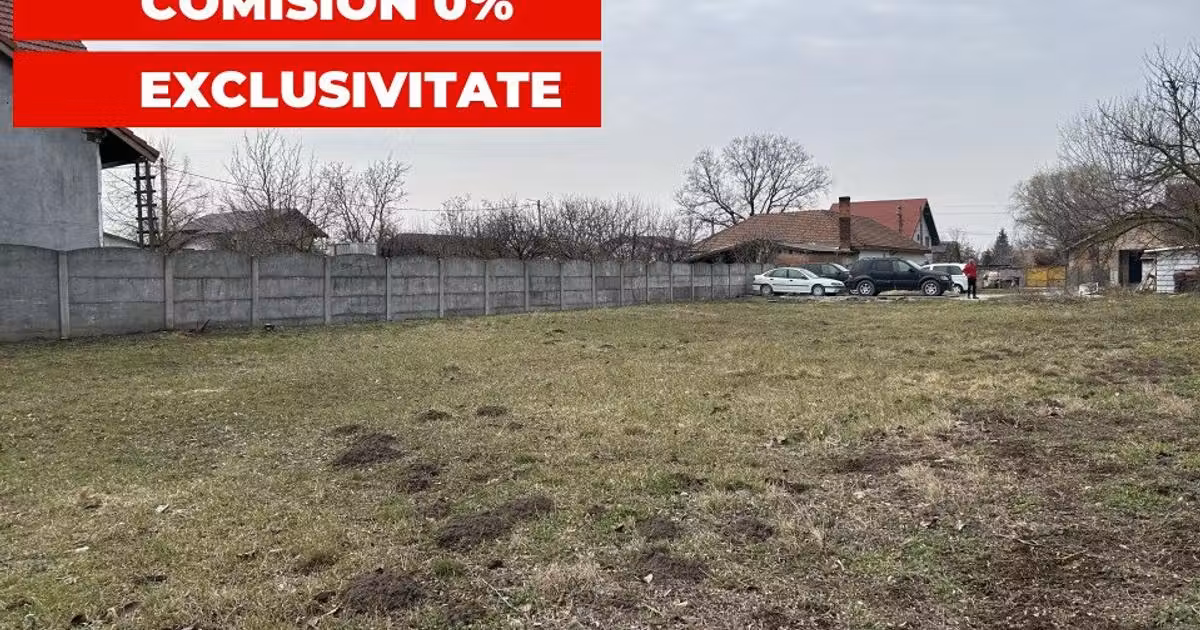 Teren Construcții intravilan de vânzare de 1184 mp, în Covaci