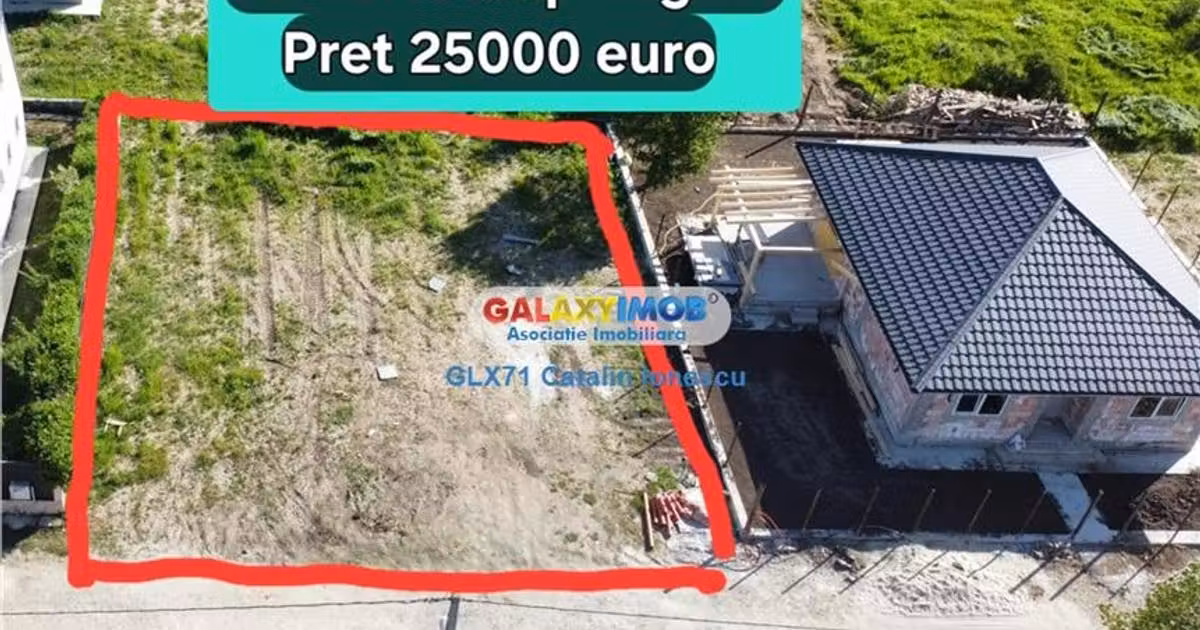 Teren Construcții intravilan de vânzare de 400 mp, în Țegheș