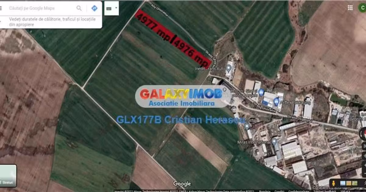 Teren intravilan de vânzare de 4976 mp, în Chitila