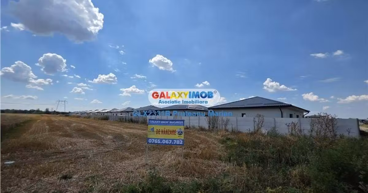 Teren Construcții intravilan de vânzare de 450 mp, în Clinceni