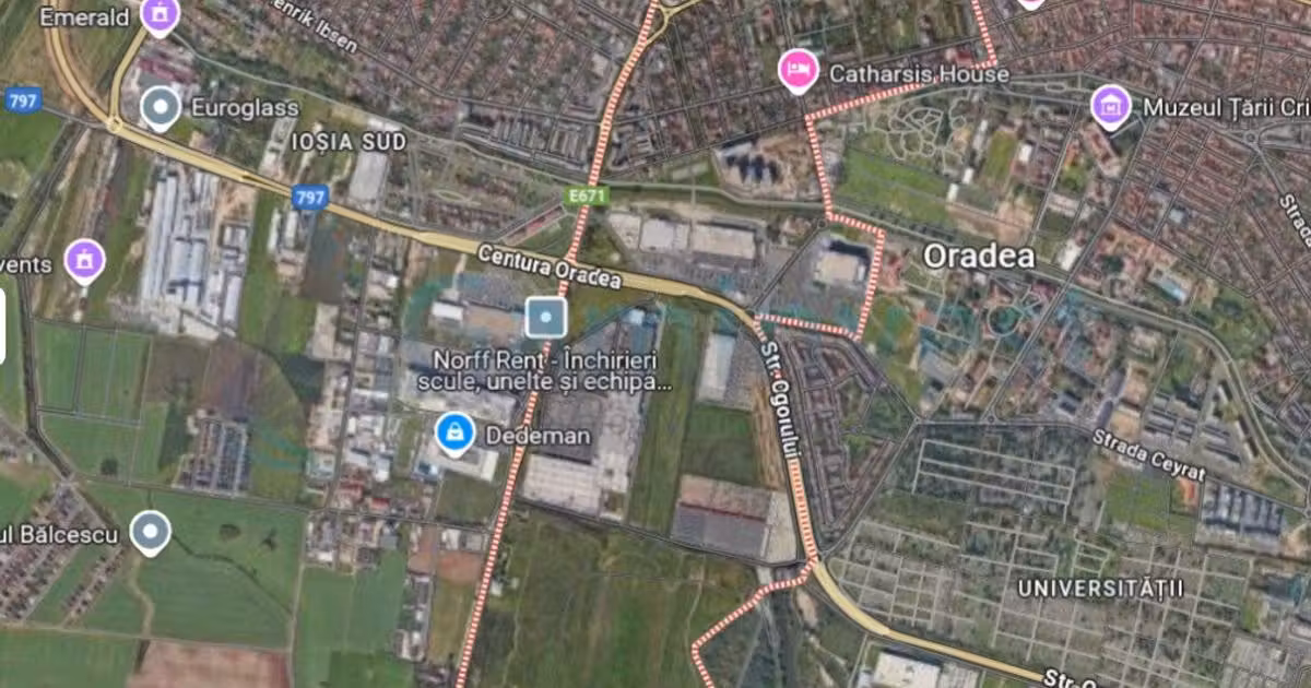 Teren Construcții intravilan de vânzare de 3285 mp, în zona Aeroport, Oradea