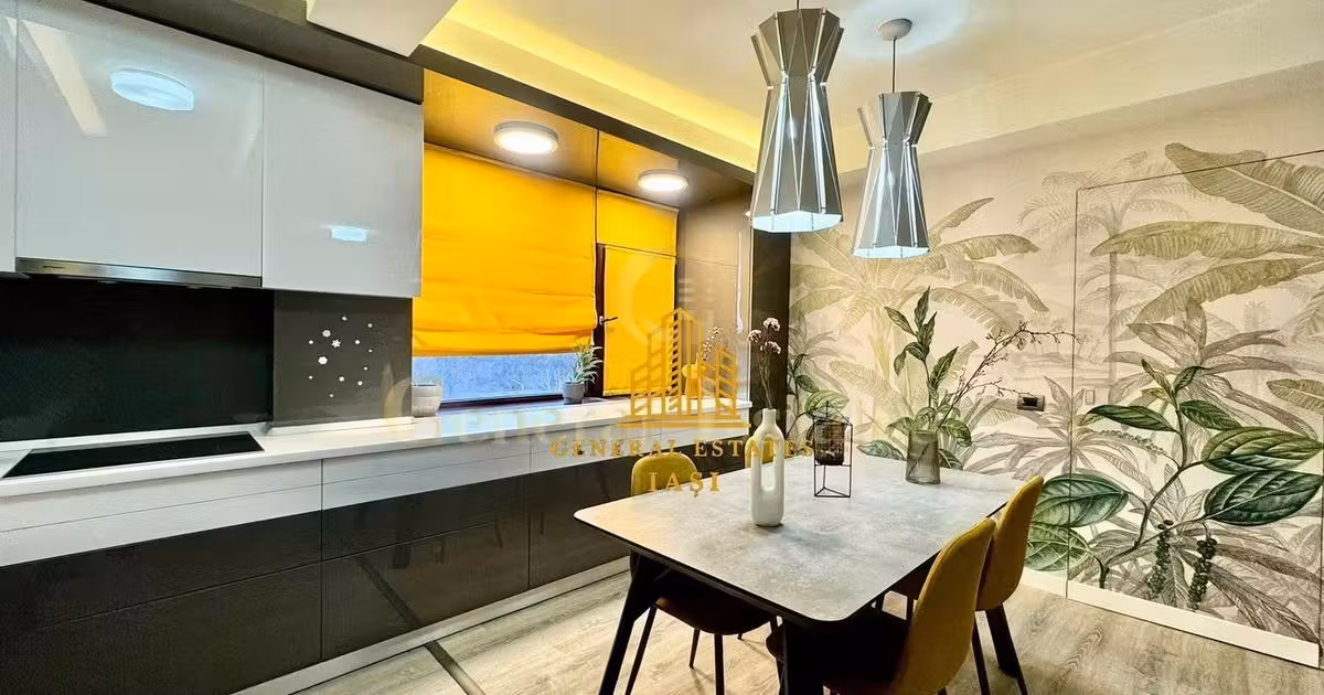 Apartament de vânzare cu 3 camere, mobilat în zona Bucium, Iași