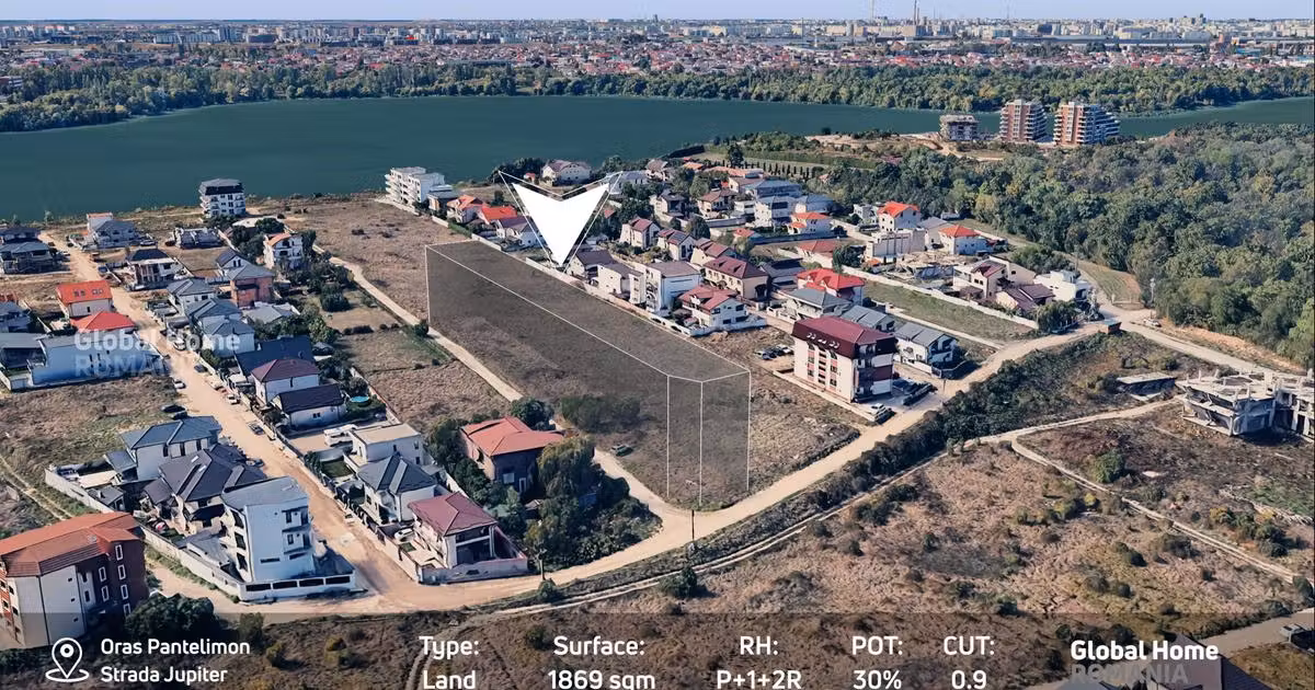 Teren Construcții intravilan de vânzare de 1869 mp, în Pantelimon
