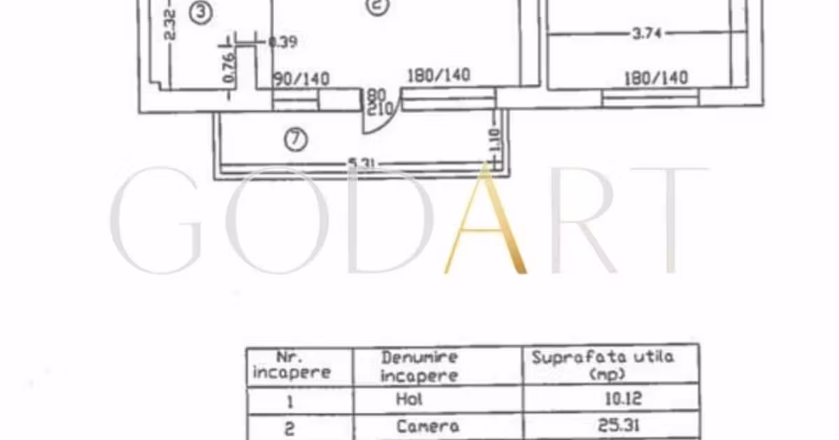 Apartament de vânzare cu 2 camere în zona Vitan, Sector 3