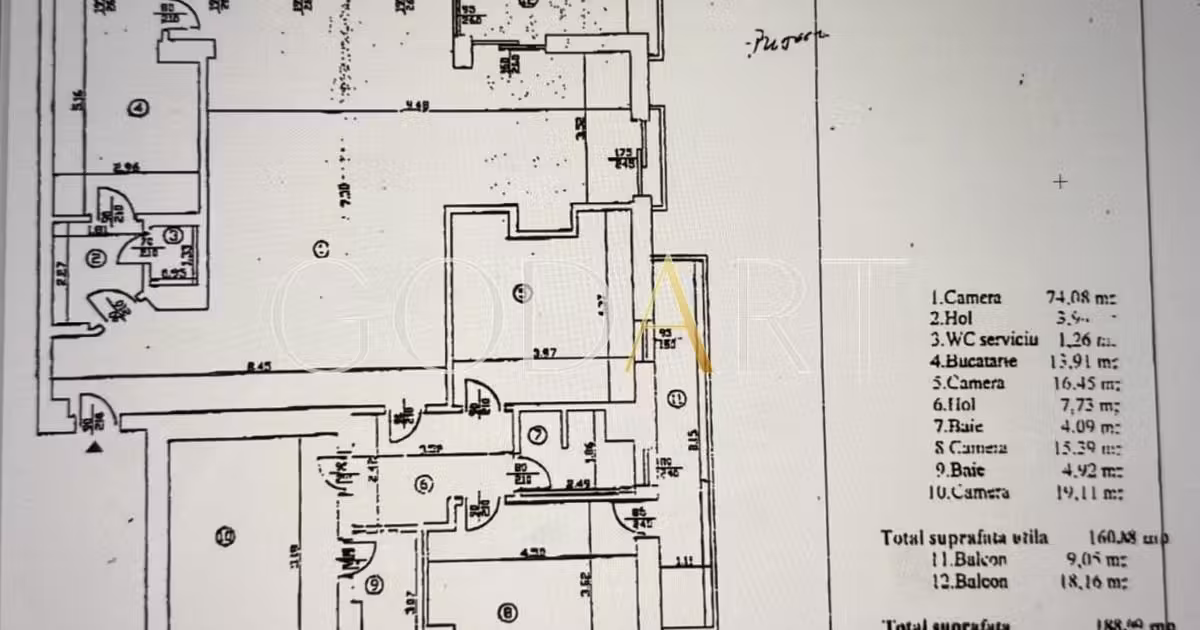 Apartament de vânzare cu 5 camere în zona Primăverii, Sector 1