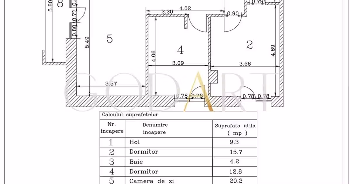Apartament de vânzare cu 3 camere în zona Băneasa, Sector 1