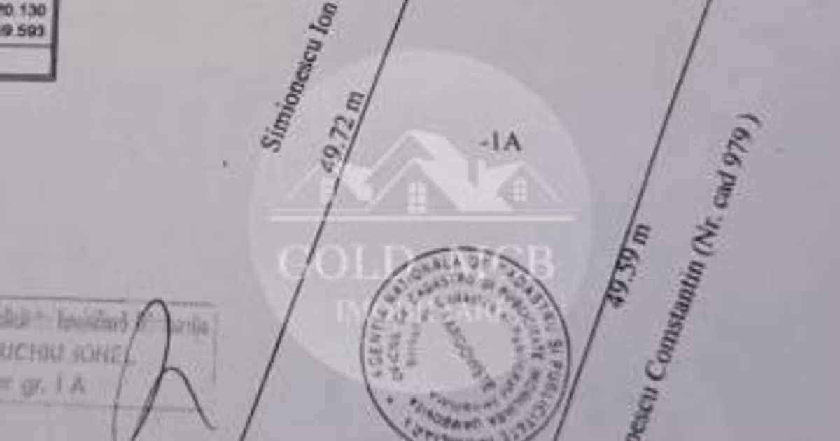 Teren Construcții intravilan de vânzare de 1000 mp, în Tărtășești