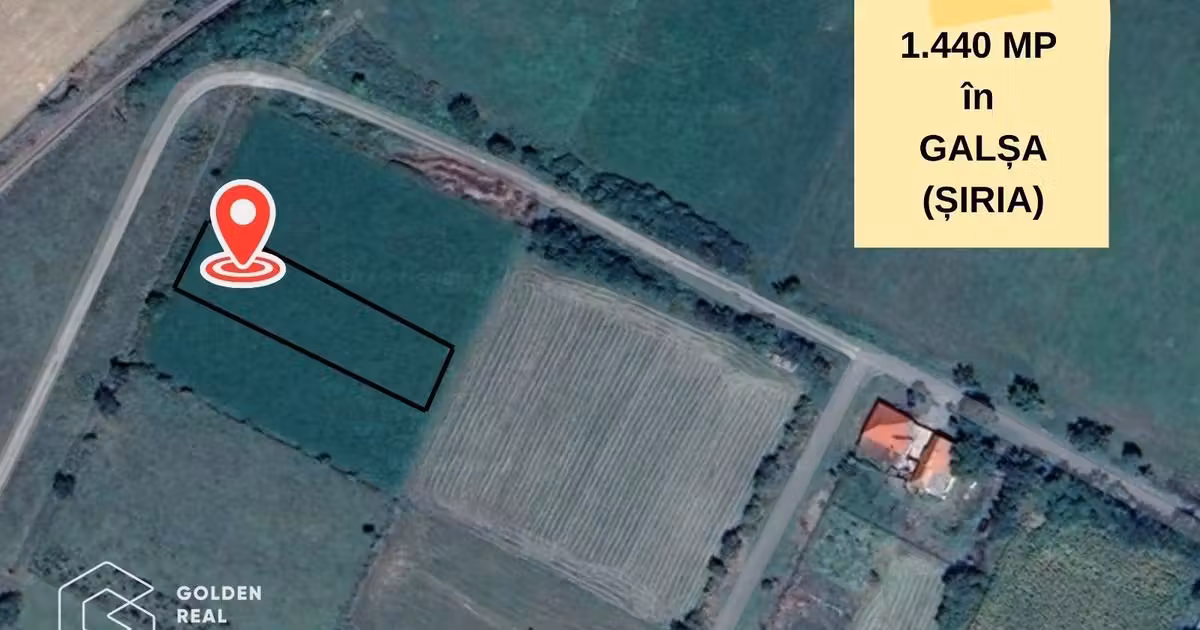 Teren Construcții intravilan de vânzare de 1440 mp, în Galșa