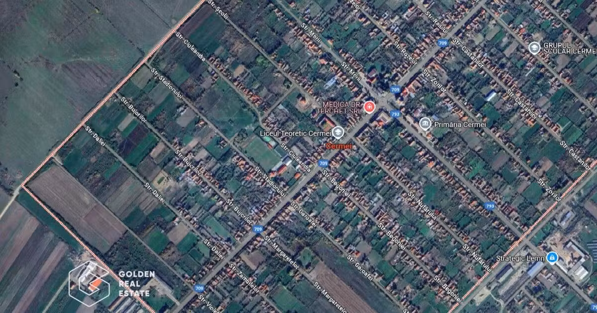 Teren agricol extravilan de vânzare de 30400 mp, în Cermei