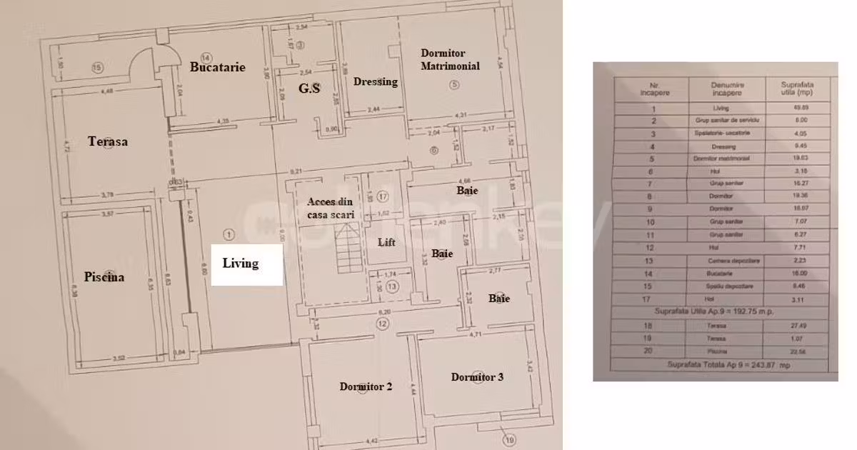 Apartament de vânzare cu 4 camere în zona Ultracentral, Constanța