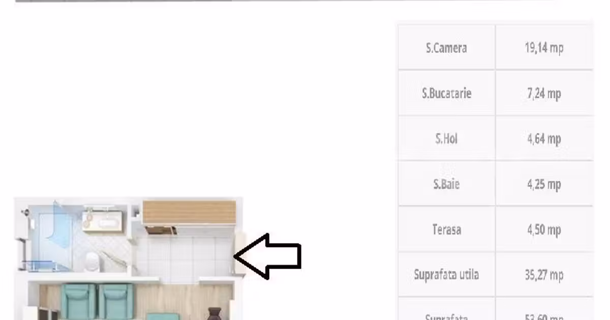 Garsonieră de vânzare, mobilată în Mamaia