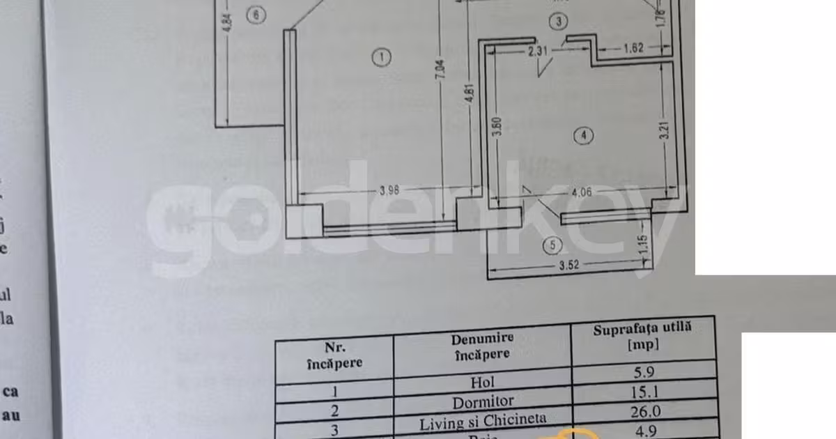 Apartament de vânzare cu 2 camere în Mamaia