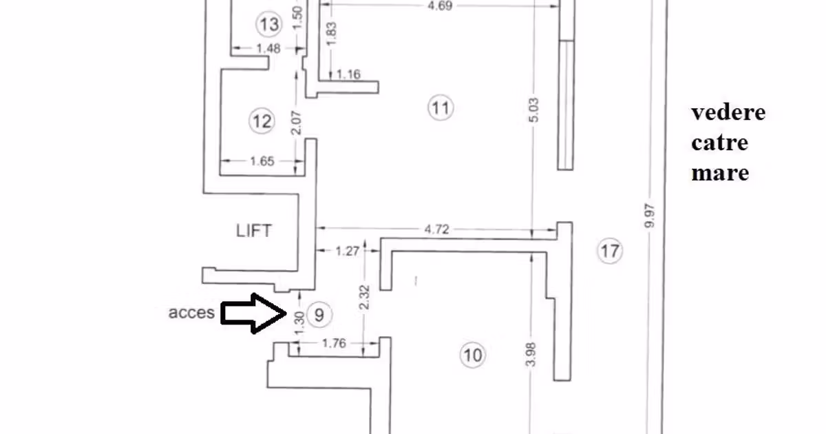 Apartament de vânzare cu 2 camere în Mamaia