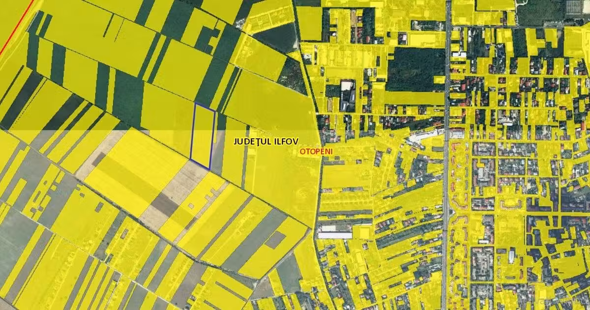 Teren agricol extravilan de vânzare de 26020 mp, în Otopeni