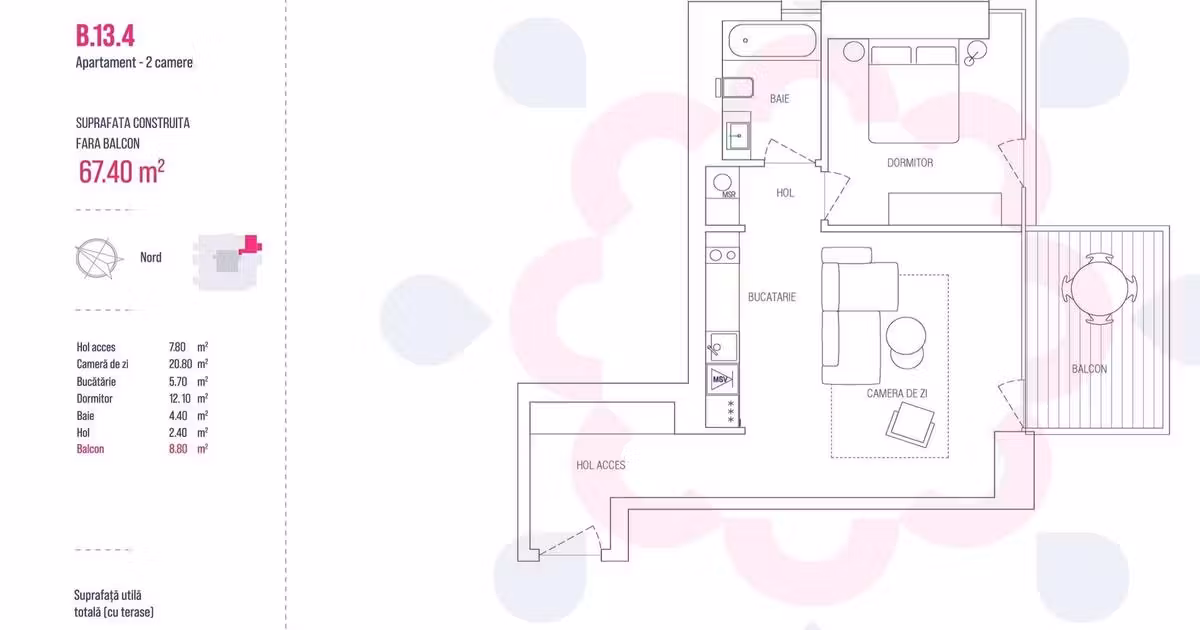 Apartament de vânzare cu 2 camere în zona Barbu Văcărescu, Sector 2