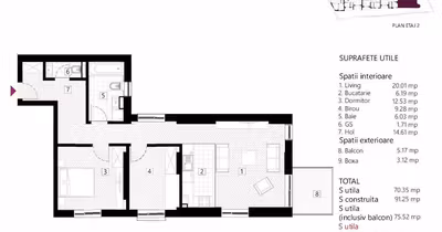 Apartament Eminescu