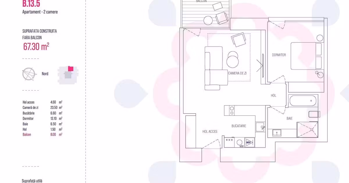 Apartament de vânzare cu 2 camere în zona Barbu Văcărescu, Sector 2