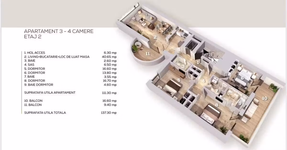 Apartament de vânzare cu 4 camere, mobilat în zona Aviatorilor, Sector 1