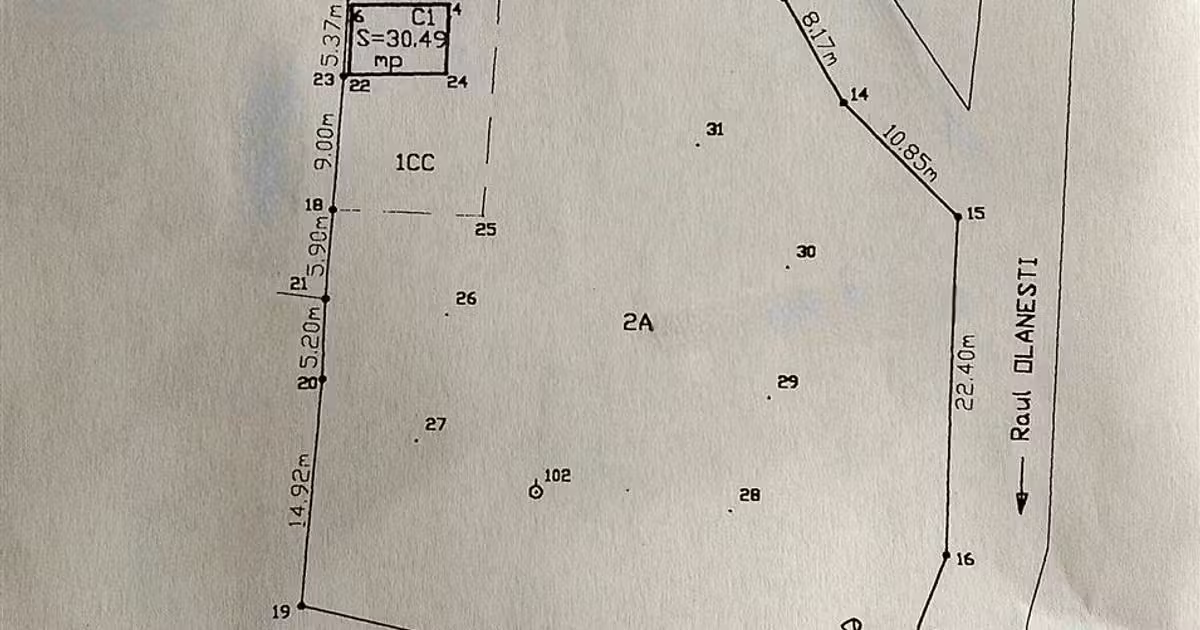 Teren Construcții intravilan de vânzare de 1780.92 mp, în Băile Olănești