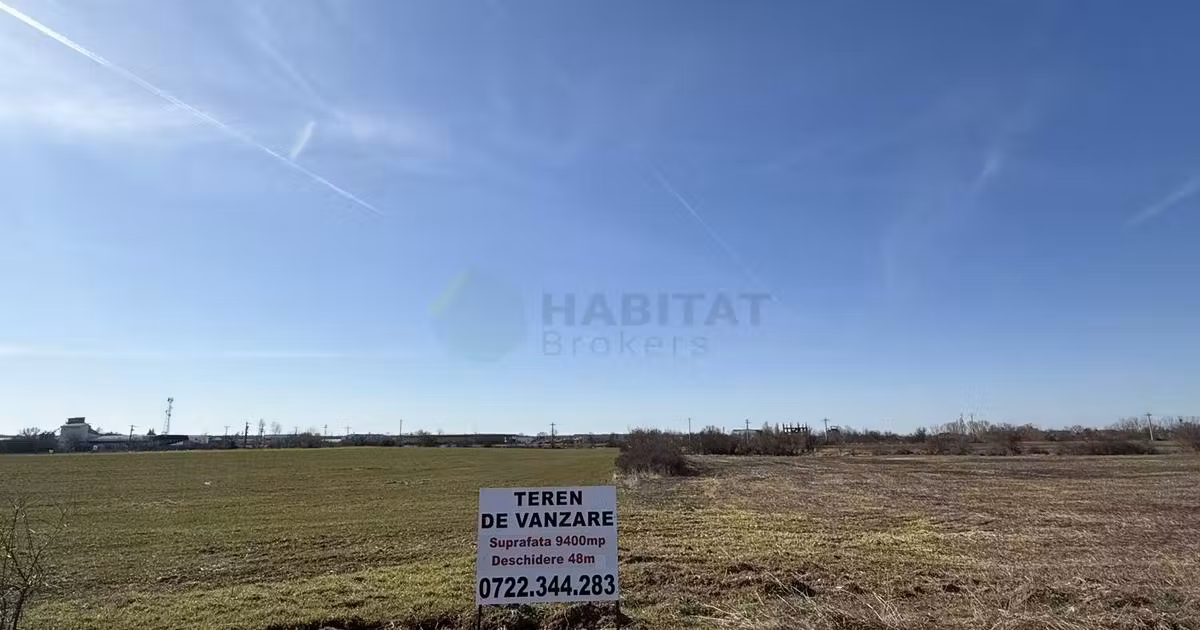 Teren Construcții intravilan de vânzare de 9400 mp, în Ciolpani