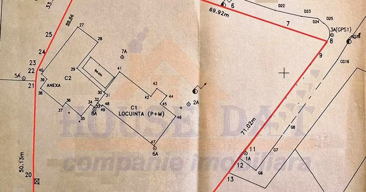 Teren agricol intravilan de vânzare de 4263 mp, în Roșu