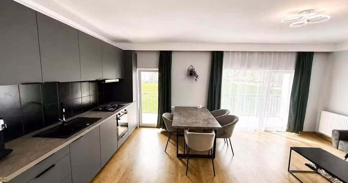 Apartament de vânzare cu 2 camere, mobilat în Florești